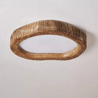Maqiato | Rustic Wood-Effect LED Ceiling Light