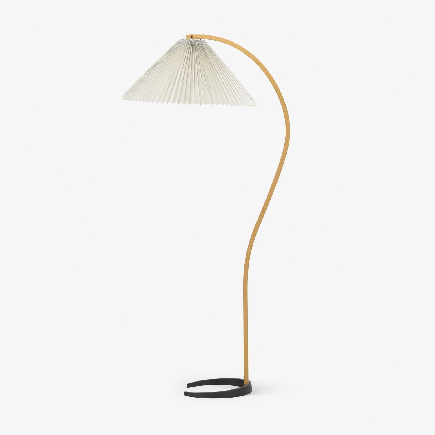 Maqiato | Scandinavian Beech Wood Floor Lamp in White
