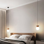 Maqiato | Single Globe Wood & Metal Ceiling Light