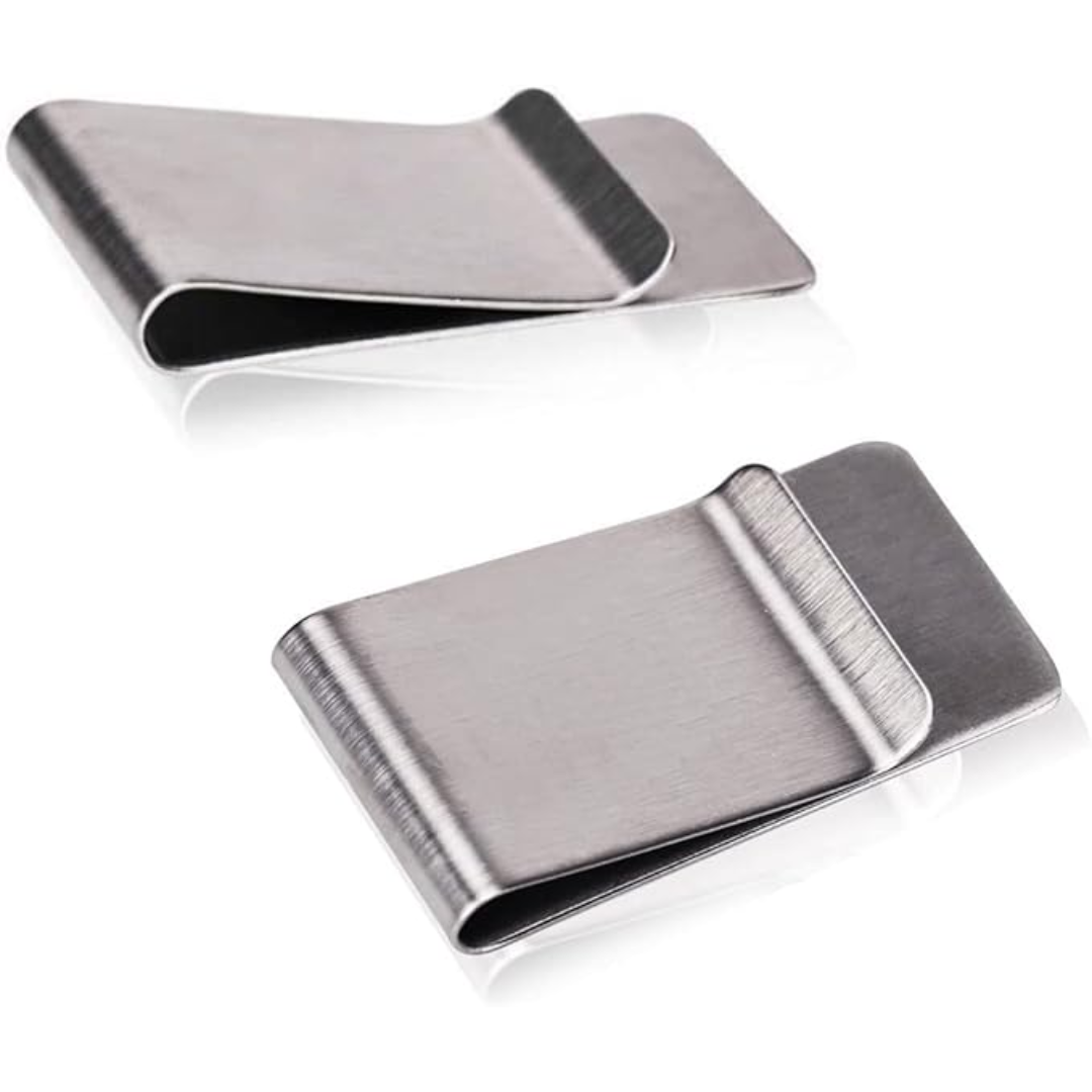 Maqiato | Slim Stainless Steel Card Holder & Money Clip
