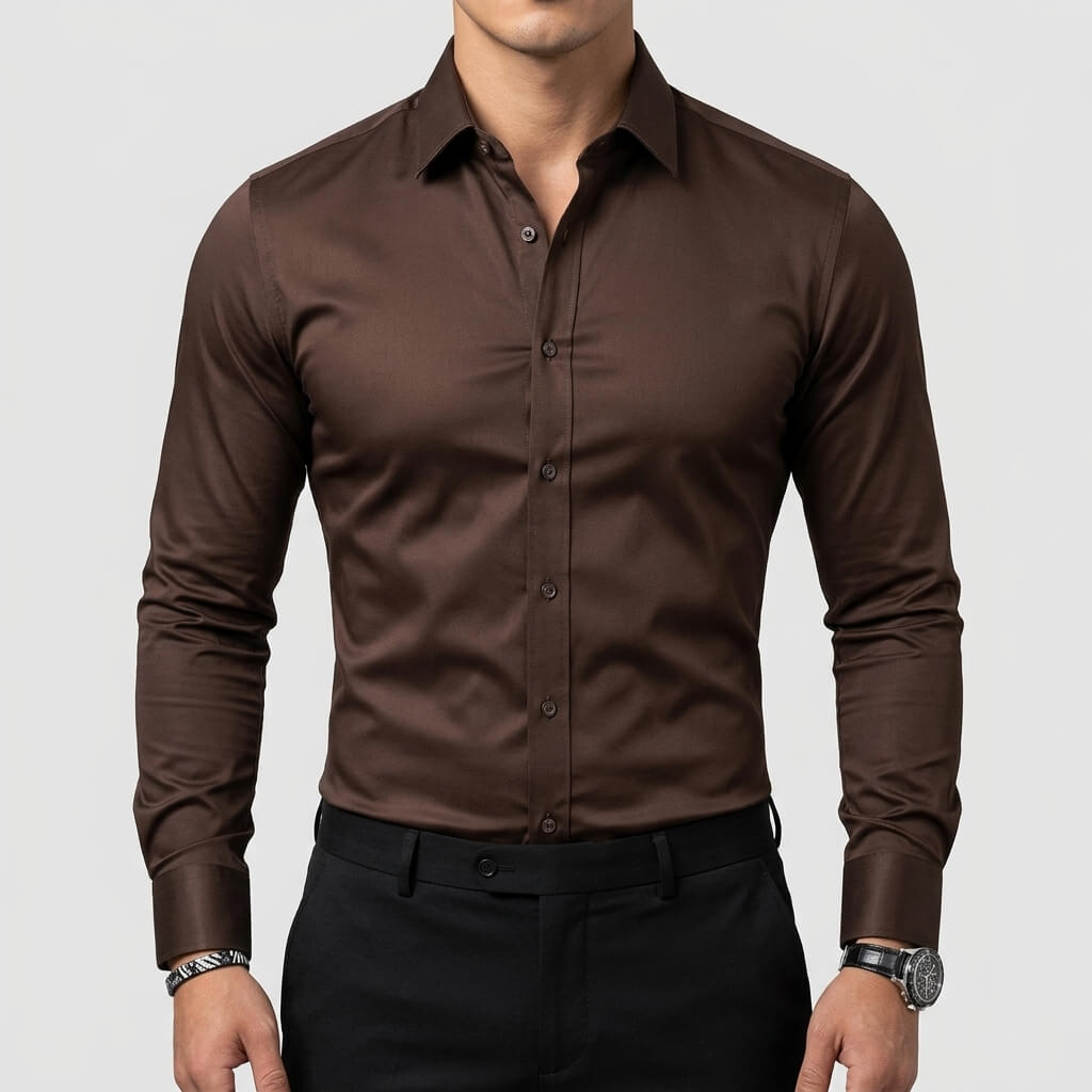 Maqiato | Slim fit breathable dress shirt