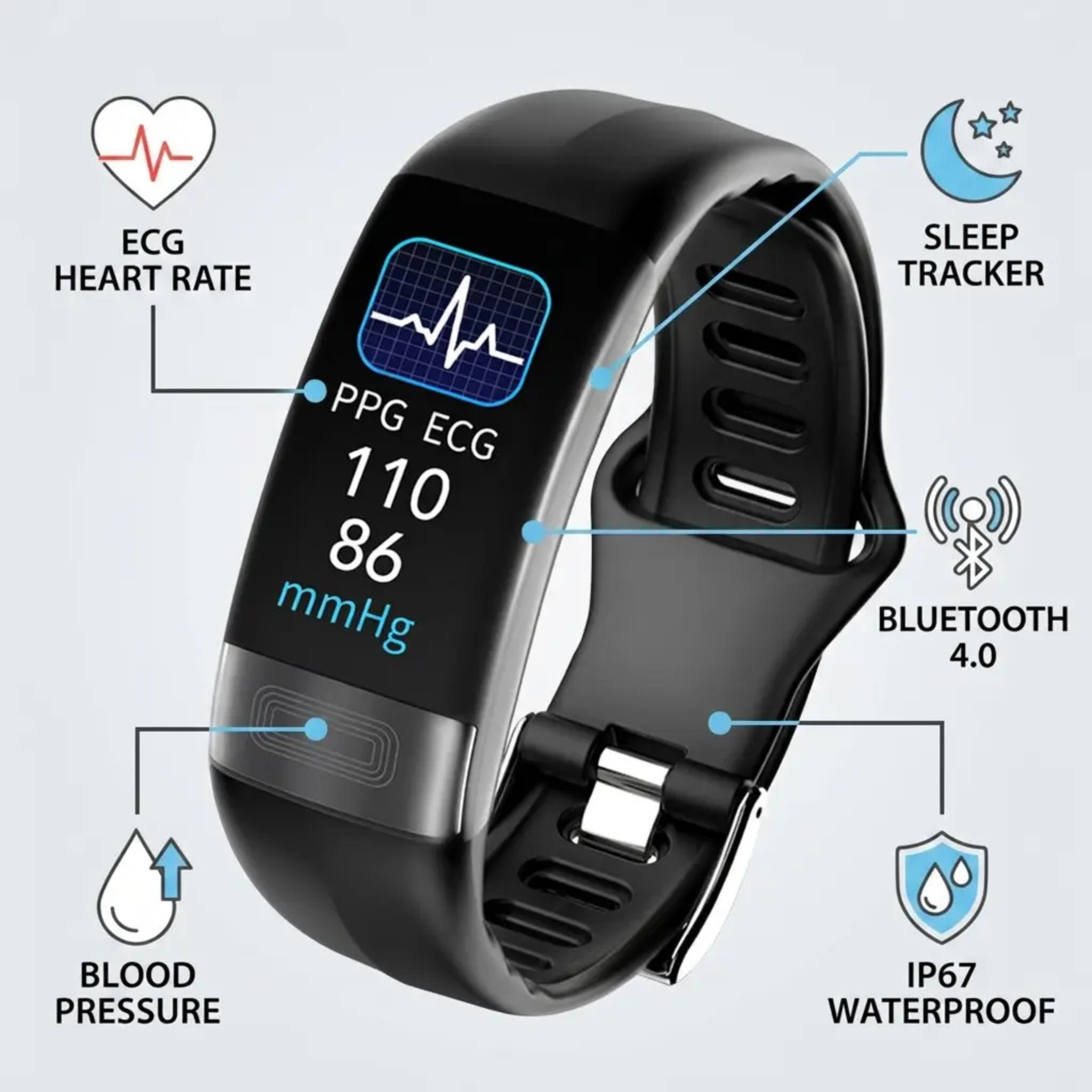 Maqiato | Smart Fitness Bracelet & Activity Tracker