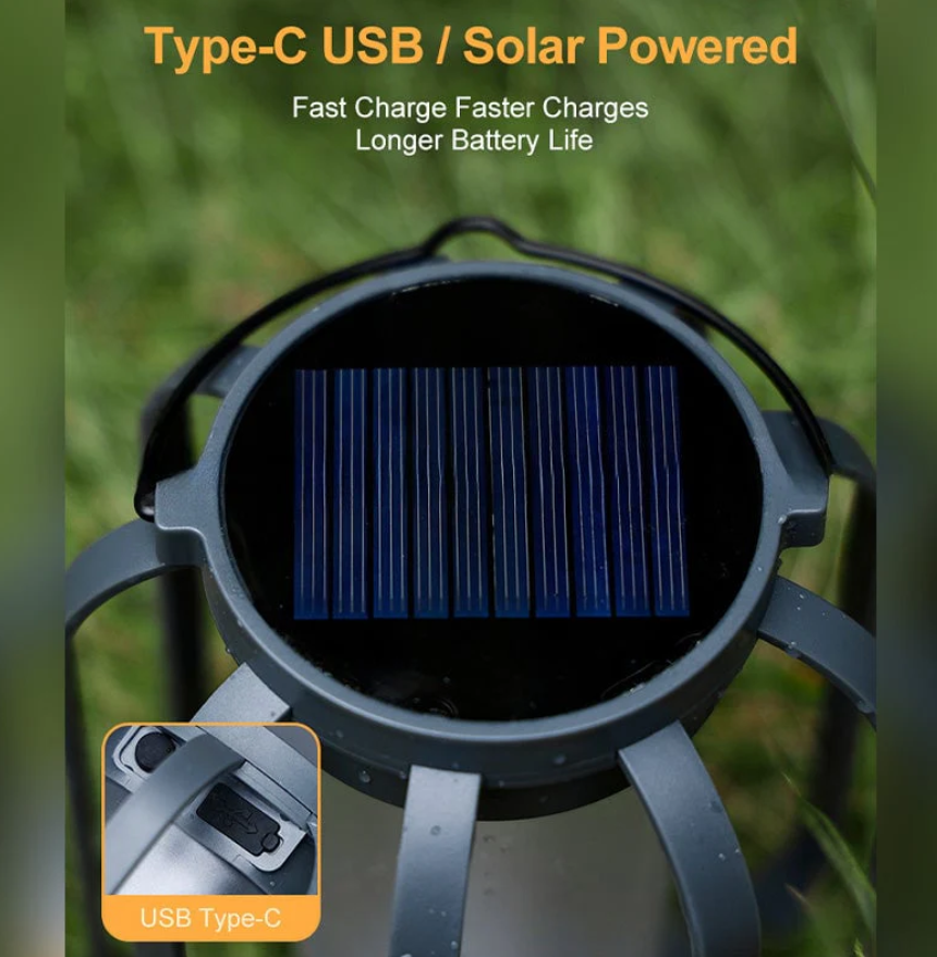 Maqiato | Solar Flame Flickering Garden Lantern
