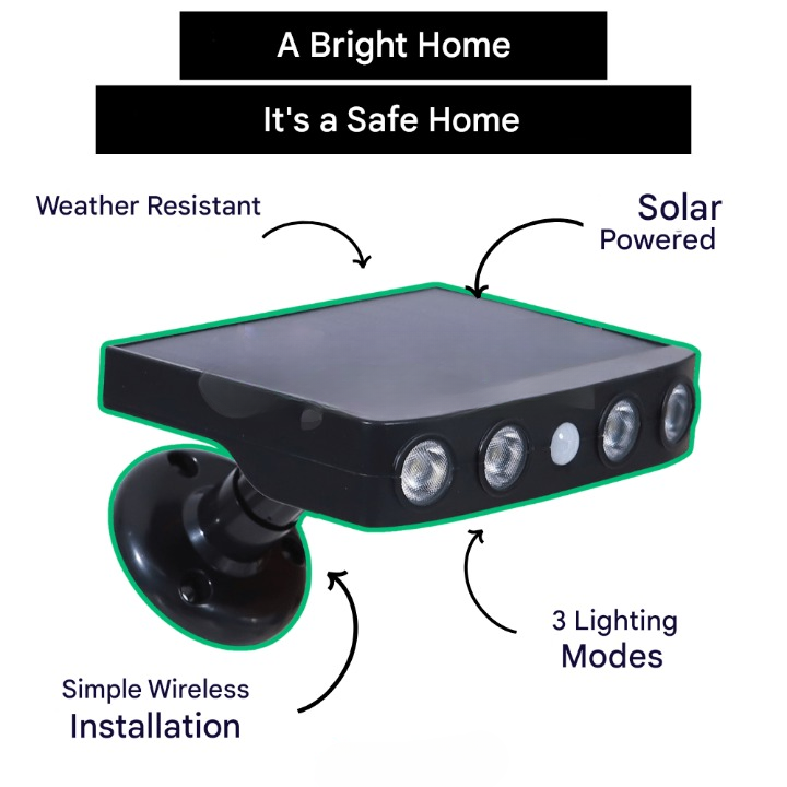 Maqiato | Solar Motion Sensor Outdoor Light