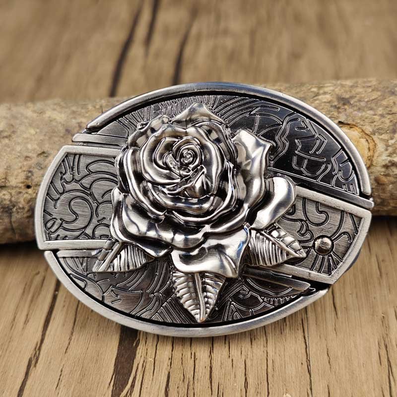 Maqiato | Metal Oval Cowboy Belt Buckle