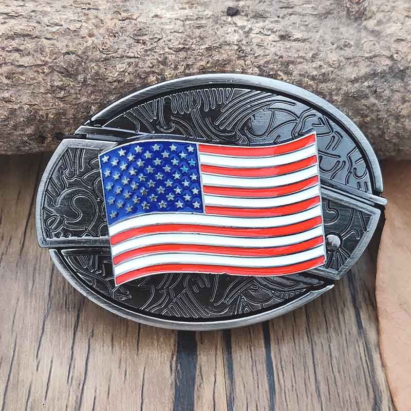 Maqiato | Metal Oval Cowboy Belt Buckle
