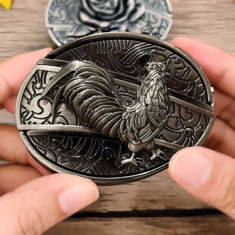 Maqiato | Metal Oval Cowboy Belt Buckle