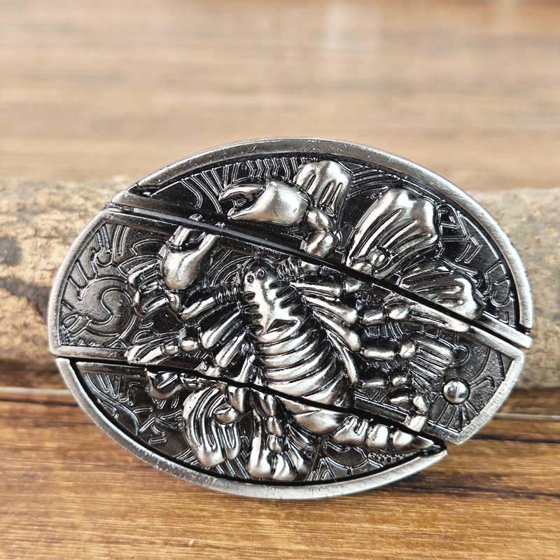 Maqiato | Metal Oval Cowboy Belt Buckle