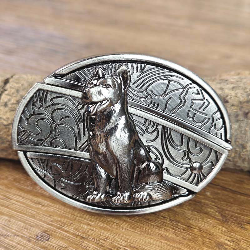 Maqiato | Metal Oval Cowboy Belt Buckle