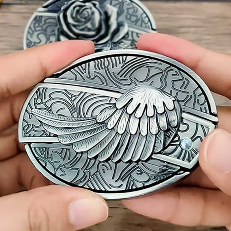 Maqiato | Metal Oval Cowboy Belt Buckle