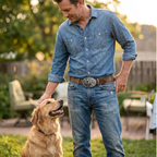 Maqiato | Western Belt Buckle with Hidden Tool