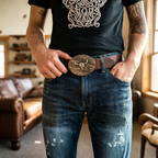 Maqiato | Western Belt Buckle with Hidden Tool