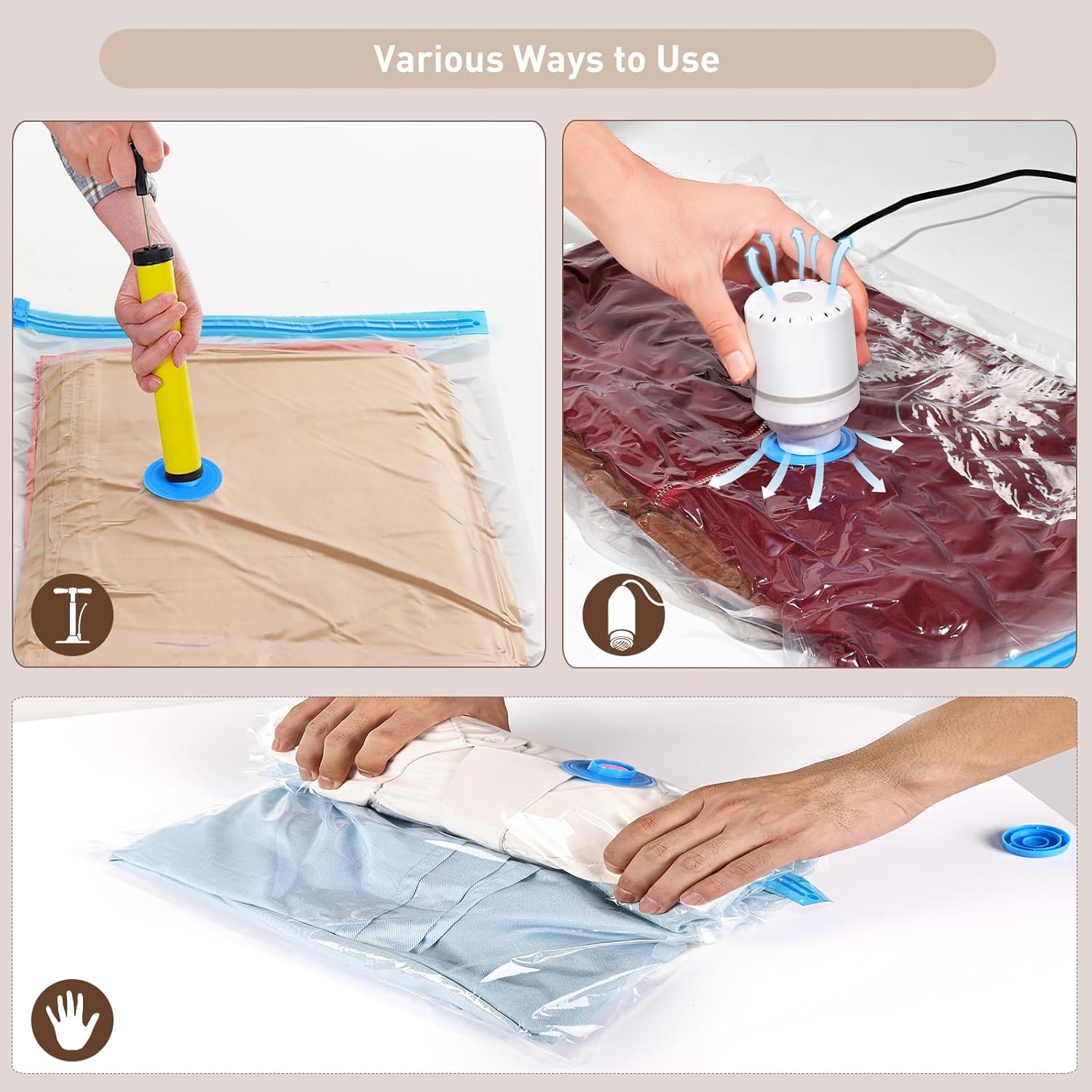 Maqiato | Vacuum Storage Bags with Electric Pump