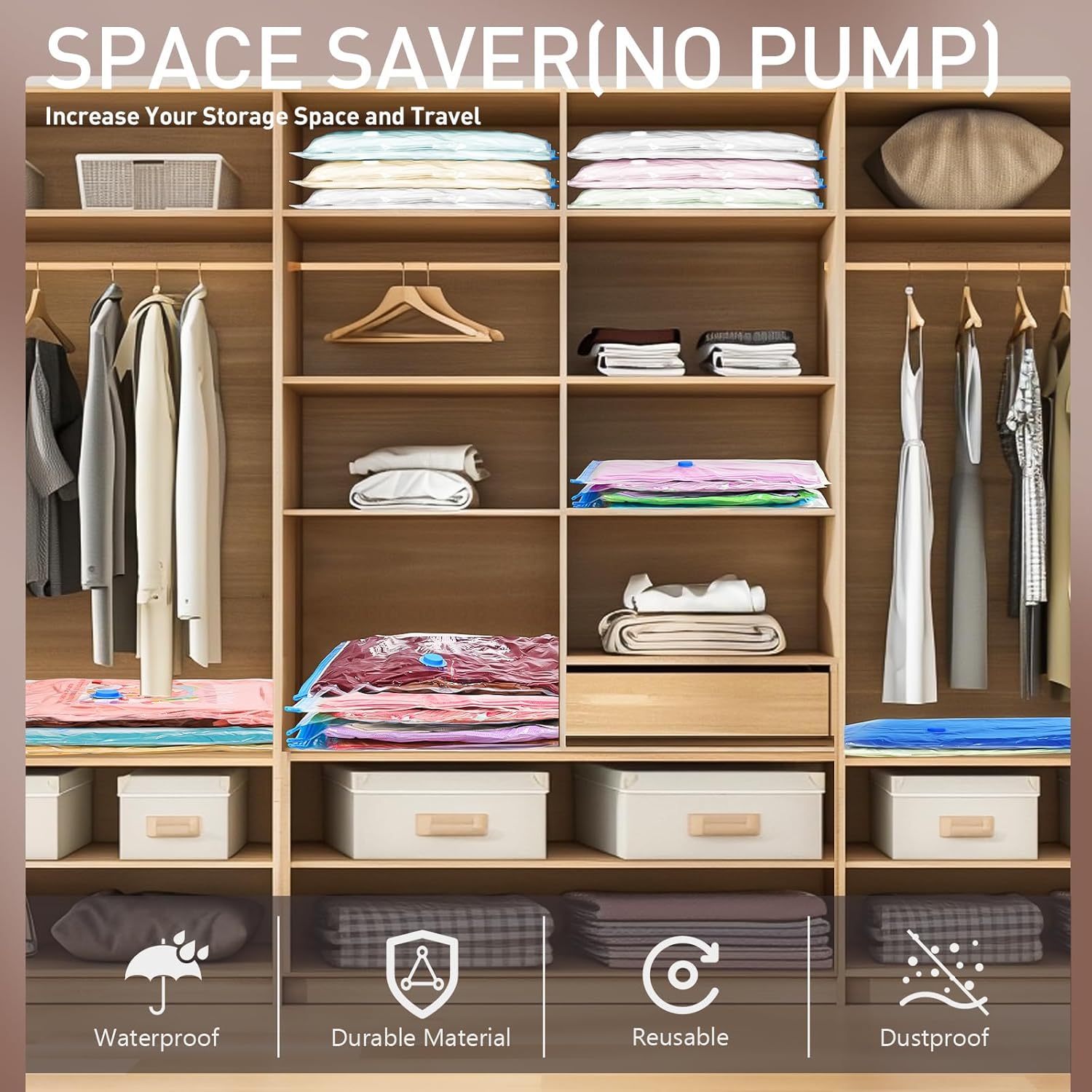 Maqiato | Vacuum Storage Bags with Electric Pump