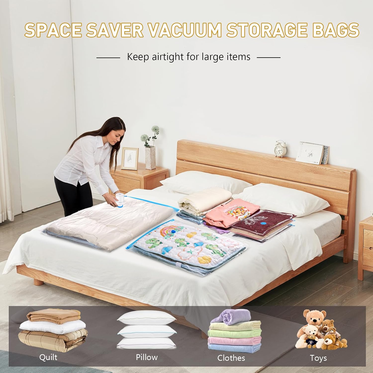 Maqiato | Vacuum Storage Bags with Electric Pump