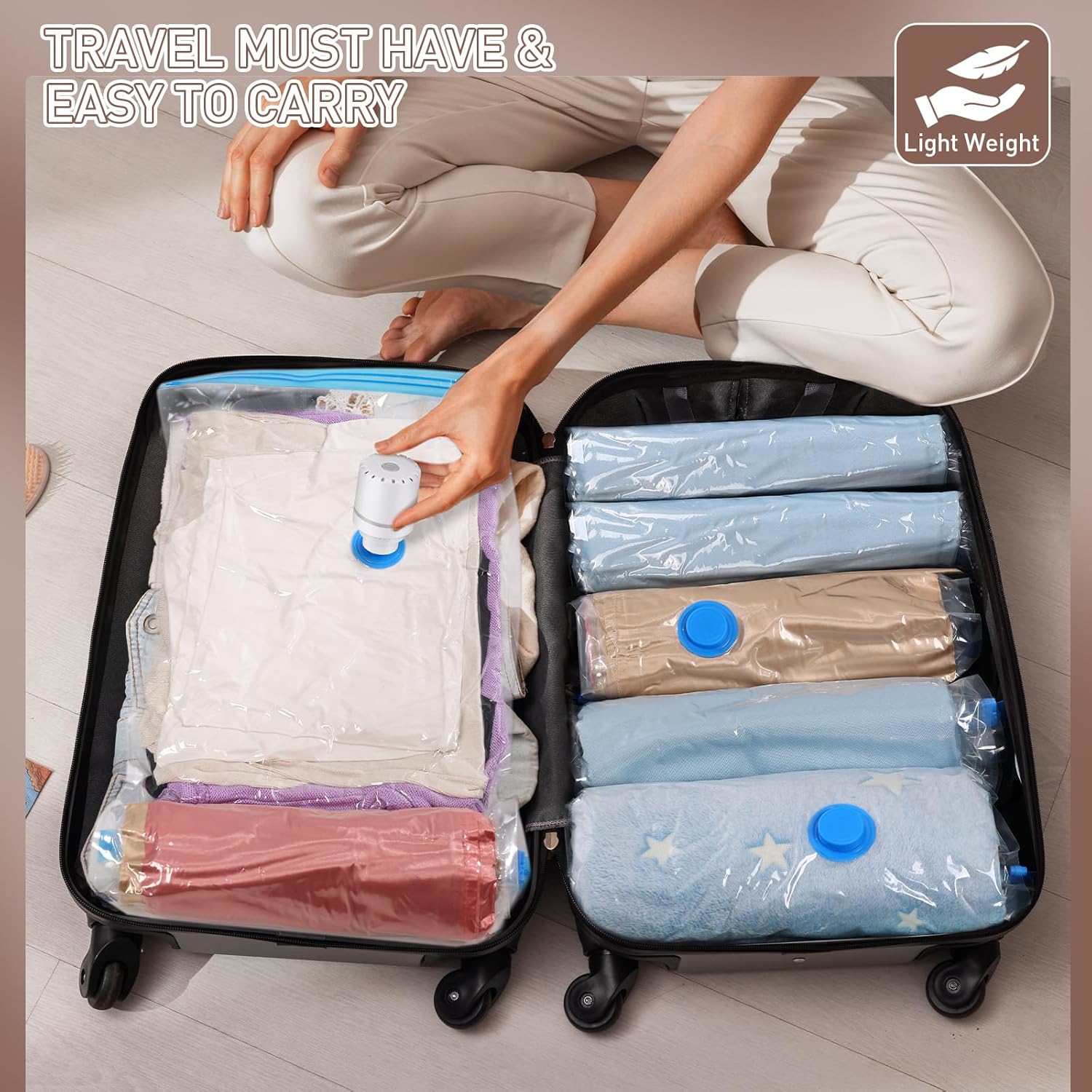 Maqiato | Vacuum Storage Bags with Electric Pump