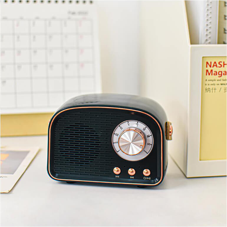 Maqiato | Vintage Bluetooth Speaker with FM Radio