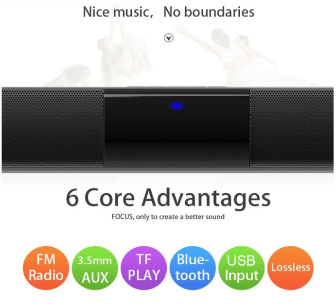 Maqiato | Wireless Bluetooth Soundbar with FM & USB