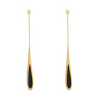 Maqiato | Women's Black Statement Earrings