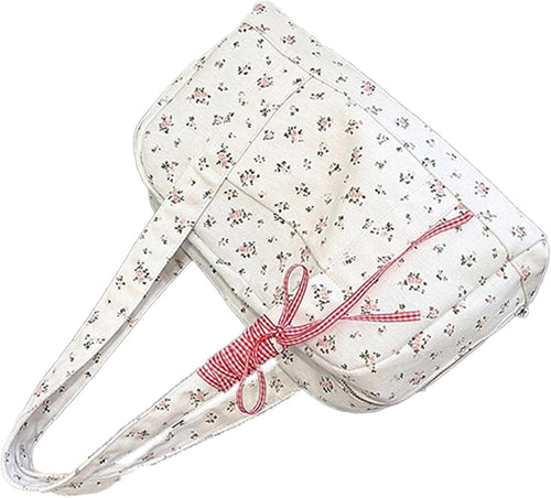 Maqiato | Women's Canvas Bow Weekender Duffle Bag