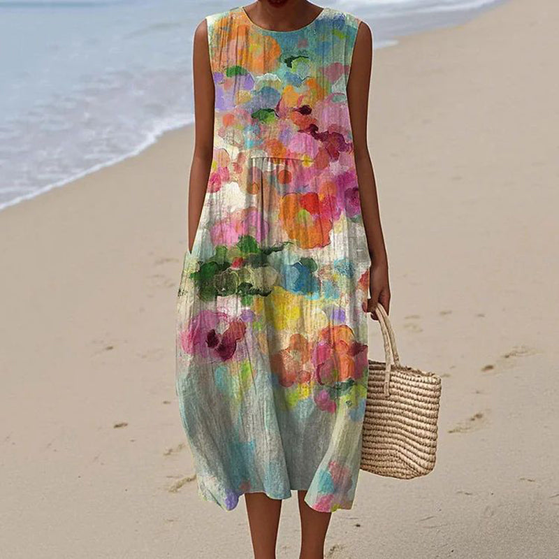 Maqiato | Women's Colorful Vintage Dress