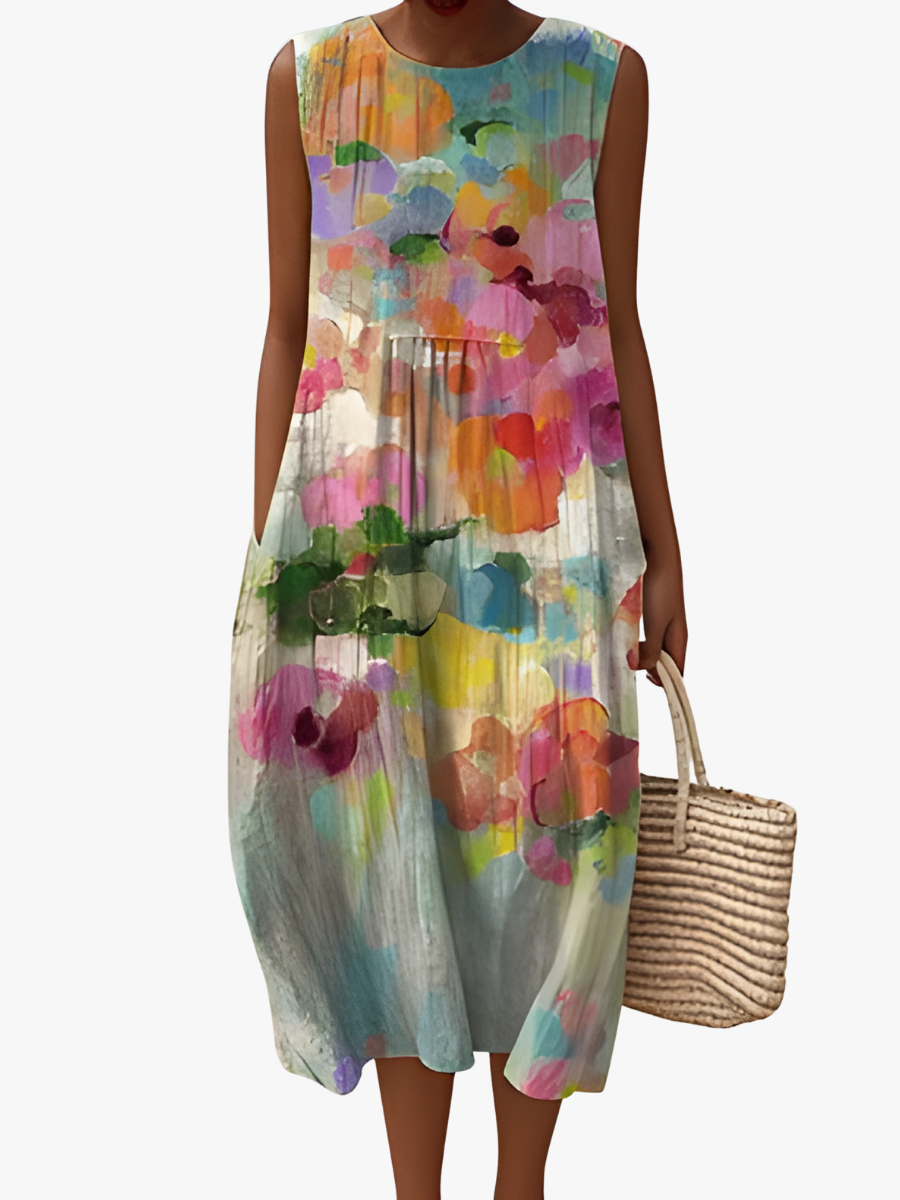 Maqiato | Women's Colorful Vintage Dress