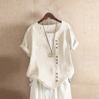 Maqiato | Women's Cotton Button-Up Blouse