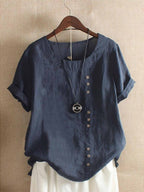 Maqiato | Women's Cotton Button-Up Blouse