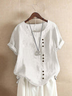 Maqiato | Women's Cotton Button-Up Blouse