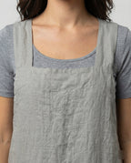 Maqiato | Women's Cotton Pinafore Dress with Pockets