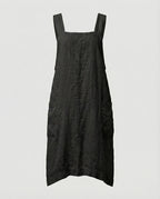 Maqiato | Women's Cotton Pinafore Dress with Pockets