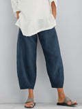 Maqiato | Women's Cropped Cotton Pants