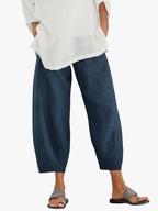 Maqiato | Women's Cropped Cotton Pants