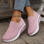 Maqiato | Women's Cushioned Wedge Slip-On Sneakers