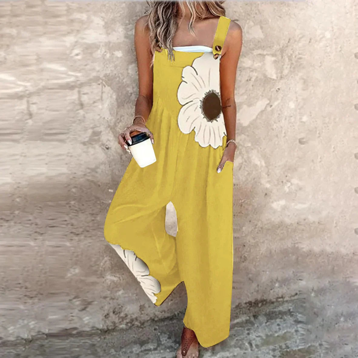 Maqiato | Women's Floral Graphic Jumpsuit