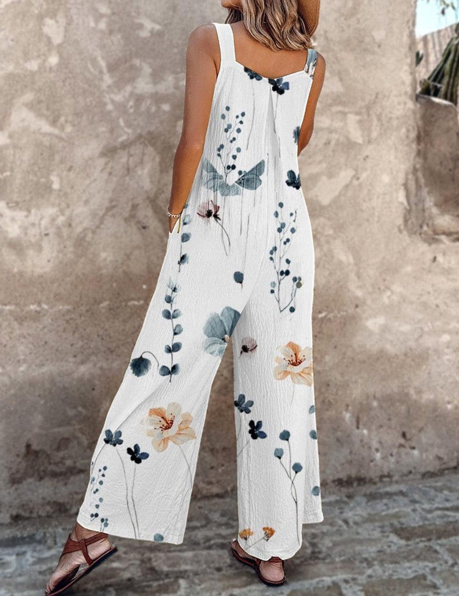 Maqiato | Women's Floral Graphic Jumpsuit