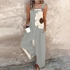 Maqiato | Women's Floral Graphic Jumpsuit