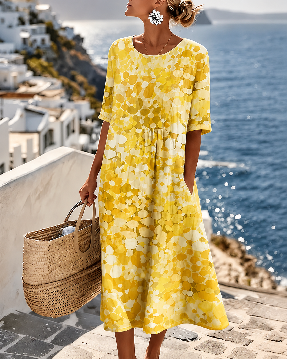 Maqiato | Women's Floral Midi Dress