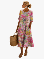 Maqiato | Women's Floral Midi Dress