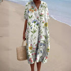 Maqiato | Women's Floral V-Neck Summer Dress