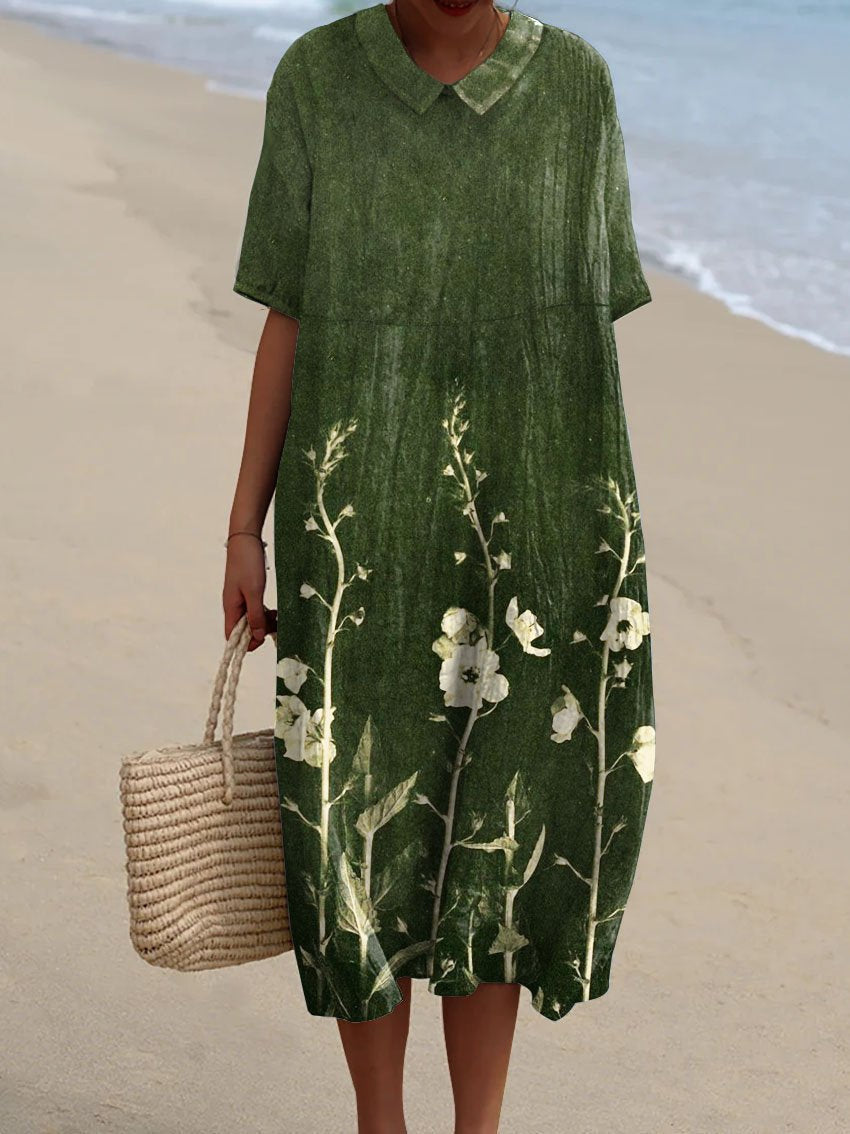 Maqiato | Women's Floral V-Neck Summer Dress