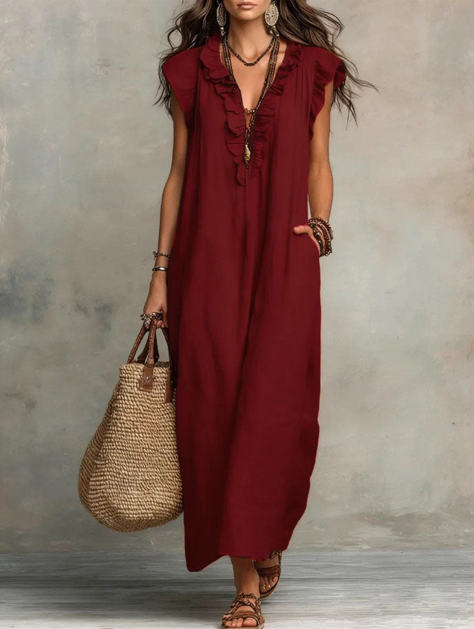 Maqiato | Women's Flowy Bohemian Dress