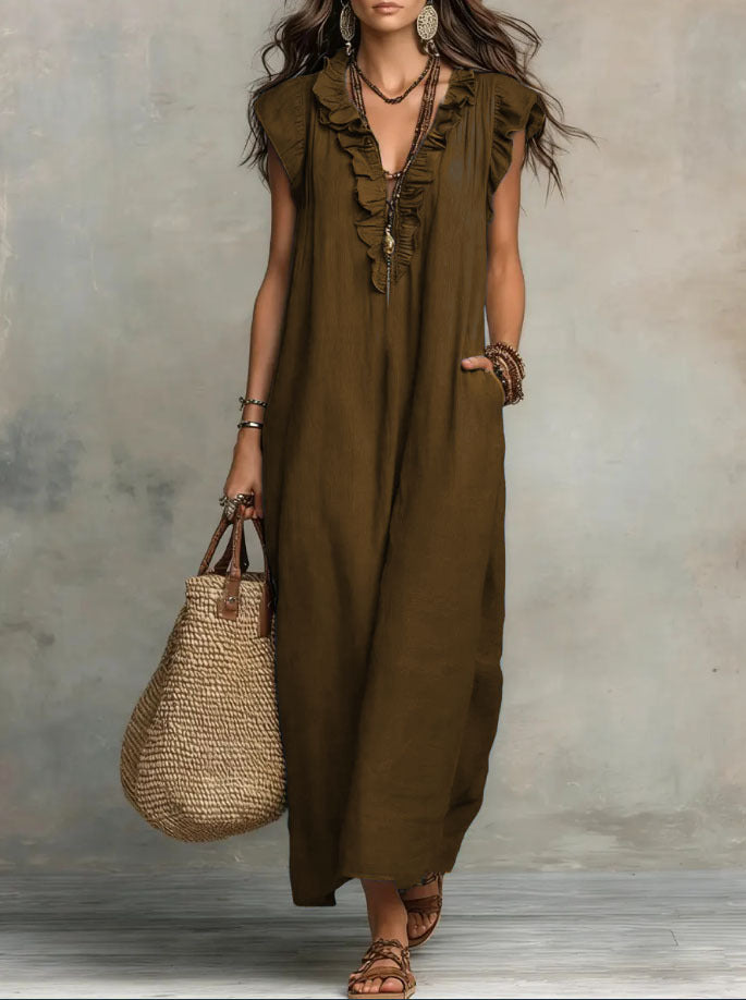 Maqiato | Women's Flowy Bohemian Dress