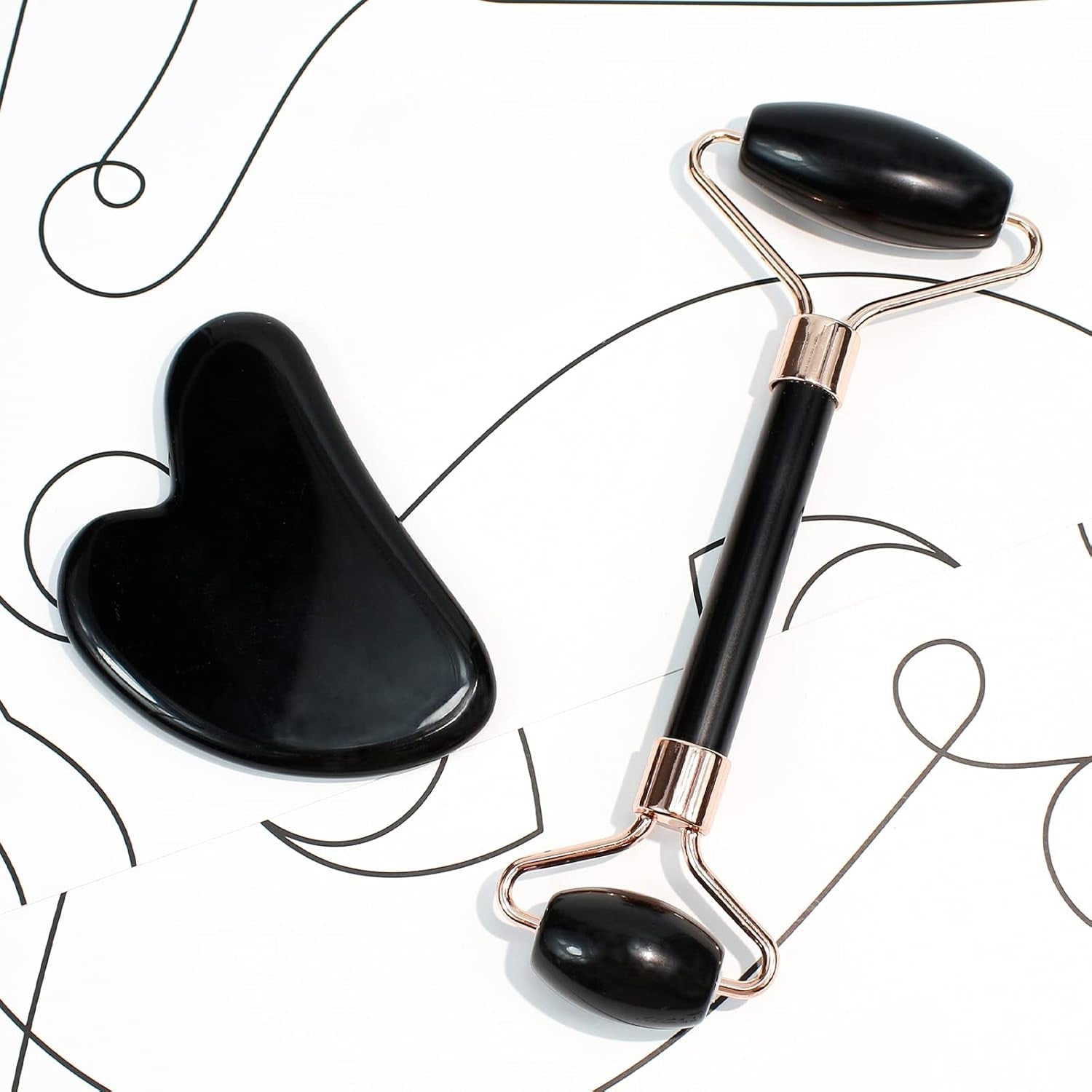Maqiato | Women's Gua Sha & Jade Roller Set