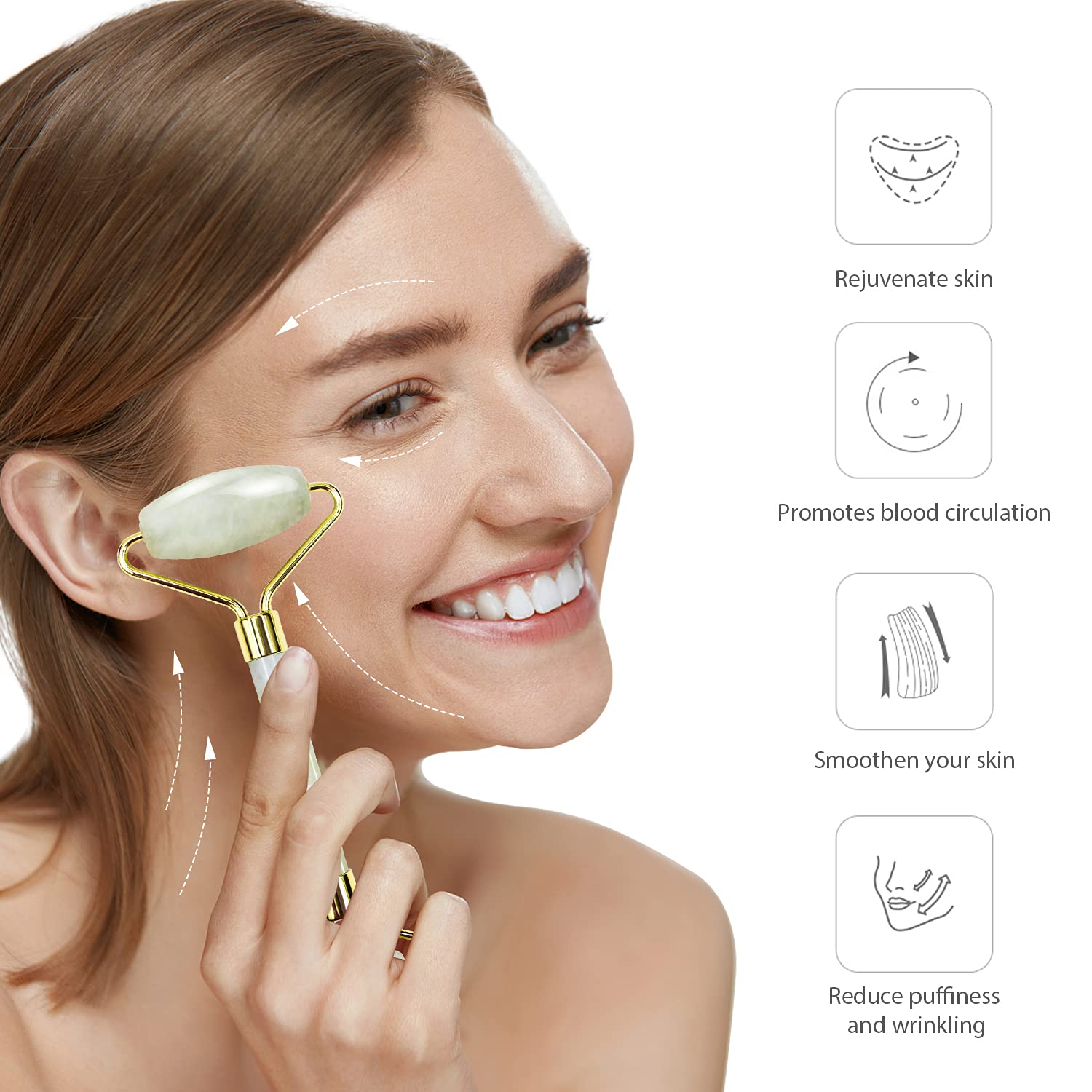 Maqiato | Women's Gua Sha & Jade Roller Set