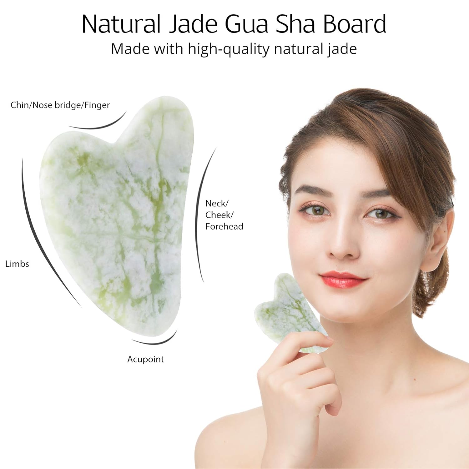 Maqiato | Women's Gua Sha & Jade Roller Set