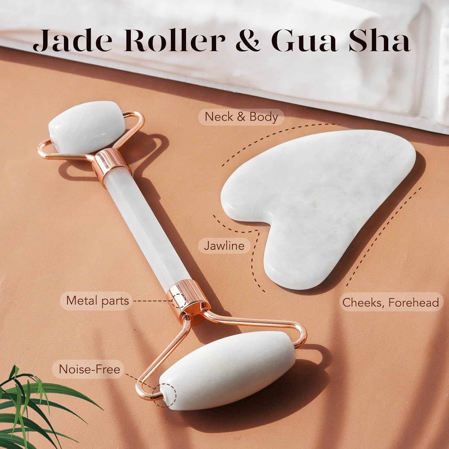Maqiato | Women's Gua Sha & Jade Roller Set