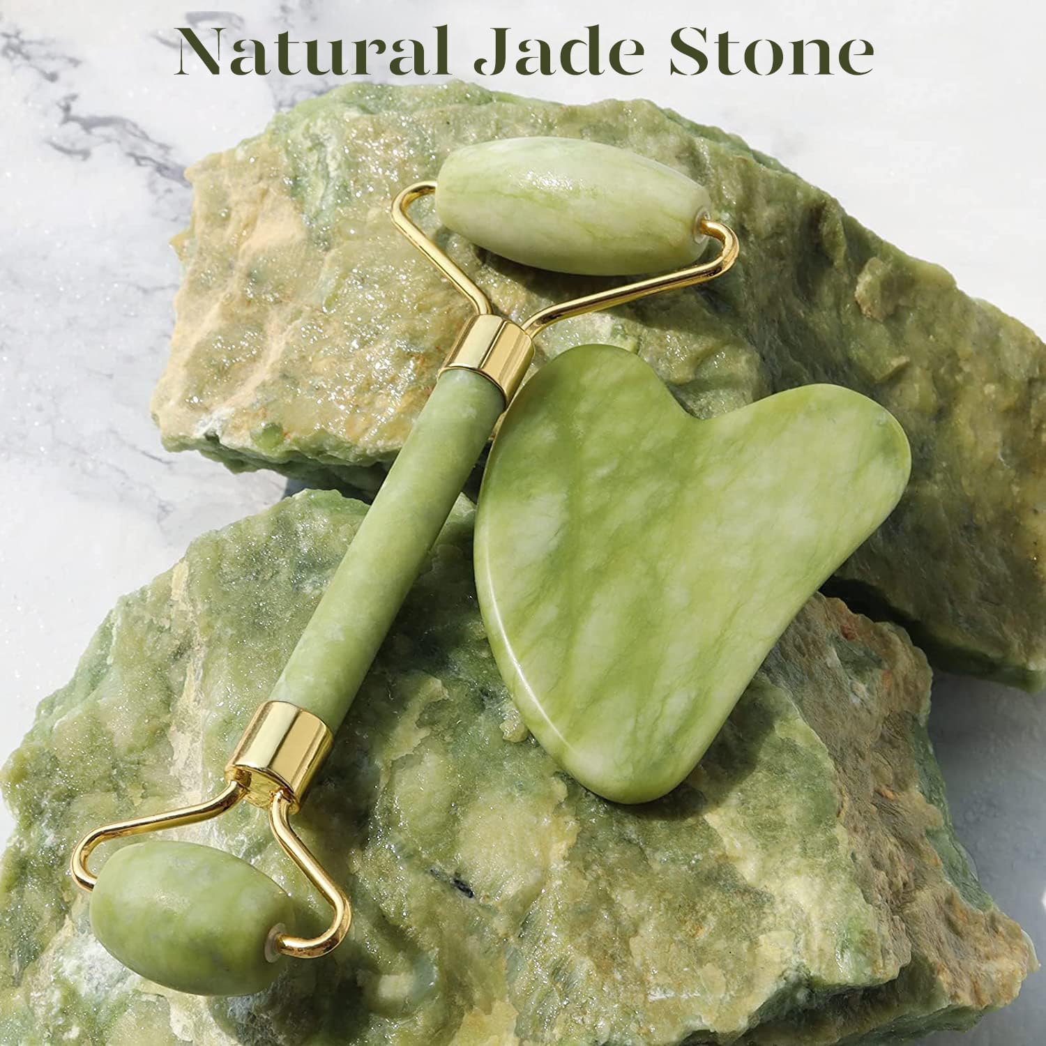 Maqiato | Women's Gua Sha & Jade Roller Set