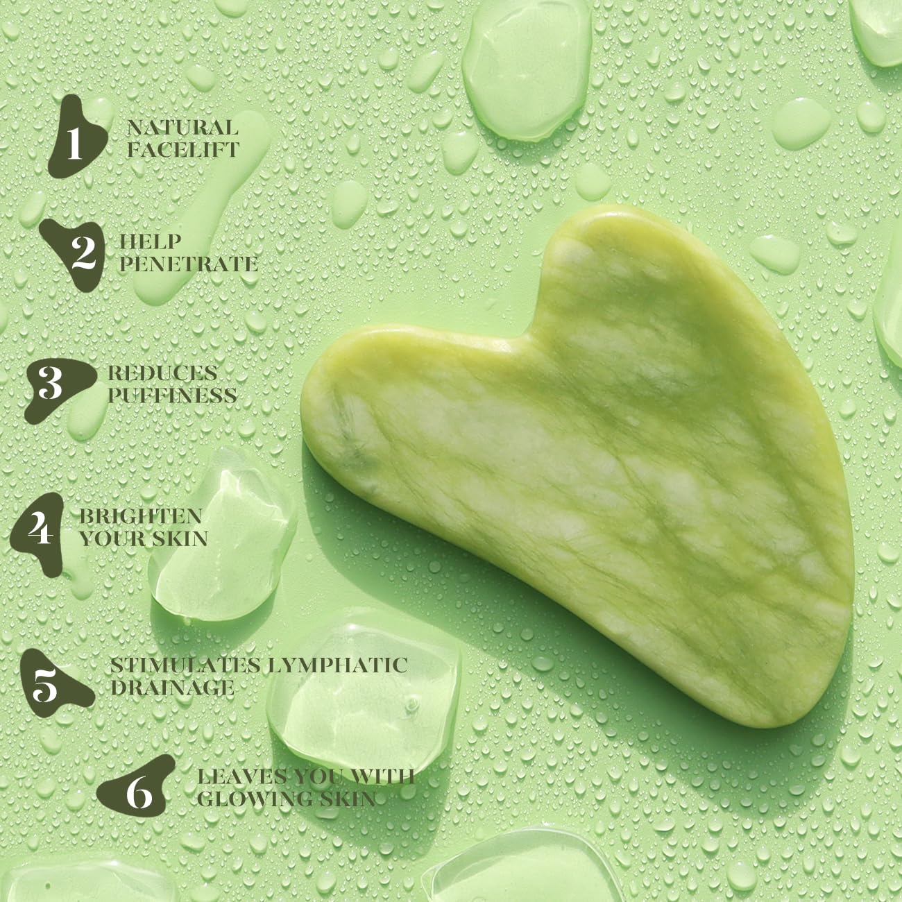 Maqiato | Women's Gua Sha & Jade Roller Set