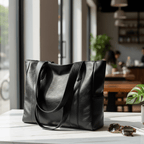 Maqiato | Women's Leather Shoulder Bag in Black